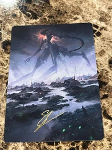 SWAMP Magic MTG The Brothers' War Art Series Gold Stamped - Bild 1 von 2