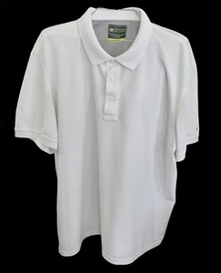 Camisa Polo GH Bass Para Hombres XL Blanca Explorer Absorbe Humedad Enfriamiento Corto Slv Usada en Excelente Condición - Imagen 1 de 4