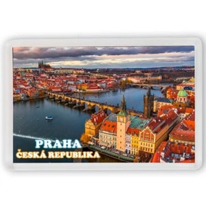 PRAGA PRAHA REPUBLICA CHECA V2 FRIDGE MAGNET IMAN NEVERA SOUVENIR - Imagen 1 de 3