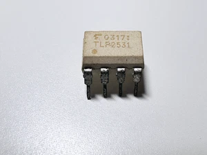 1X TLP2531 TOSHIBA Dual High Speed Logic Gate Optocoupler TTL Compatible DIP-8 - Picture 1 of 2