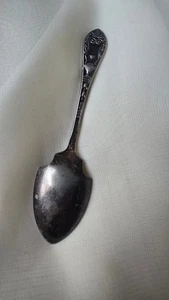 Antique Scotia Silver Plated Berry Spoon. Campana Pattern - Picture 1 of 4