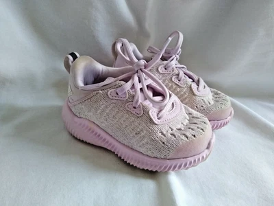 Adidas бледно-розовый фиолетовый лаки Eco Ortholite размер 5 ребенка ясельного возраста обувь низкие топы - Изображение 1 из 4