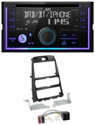 JVC MP3 USB 2DIN DAB Bluetooth CD Autoradio für Hyundai Genesis BK 10-12 - Bild 1 von 4