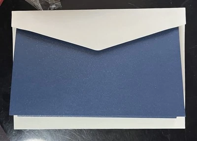 25 sellos de sobre de tarjetas de invitación de boda con impresión personalizada (en blanco)) Foto 1 de 4