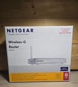 Netgear wireless G router WGR614 internet home computer network laptop White NEW - Picture 1 of 6