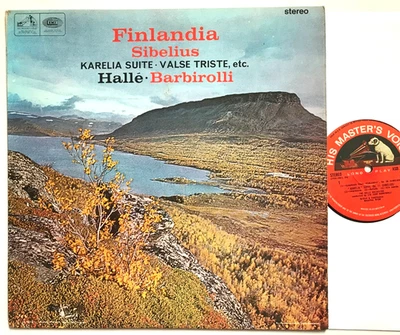 ASD 2272 Sibelius Finlandia Halle Barbirolli HMV Stereo 1st S/Circle ED1 EX - Image 1 of 4