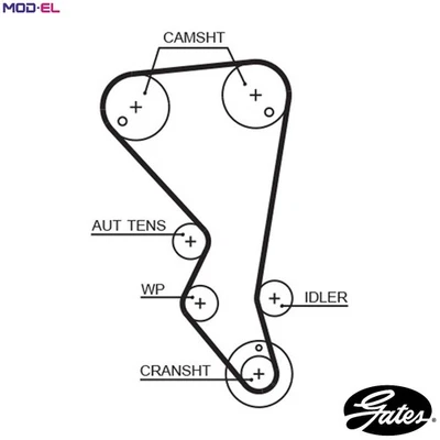 TIMING BELT 5599XS FOR PEUGEOT CITROEN RFS 2.0L 4cyl 306 HatchbackRFS 2.0L 4cyl - Image 1 of 4