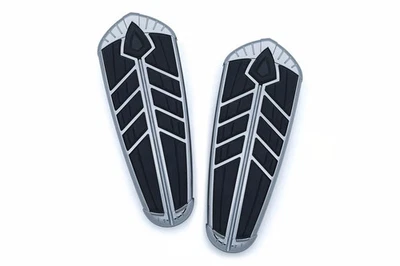 Insertos de tablero de piso para conductor Kuryakyn Spear - Cromo motocicleta bicicleta de calle 5650 Foto 1 de 4