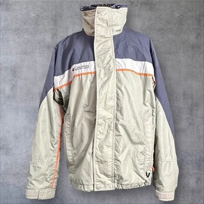 Chaqueta de esquí vintage Columbia Bugaboo Interchange para hombre gris medio naranja 3 en 1 Foto 1 de 4