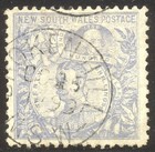 NEW SOUTH WALES #88 Used - 1890 20sh Ultra ($90)