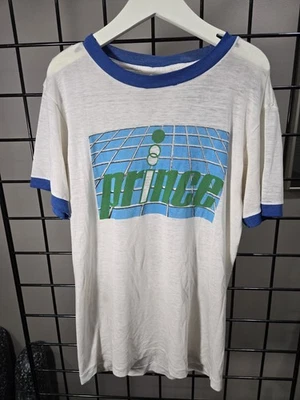Camiseta vintage Prince Tennis Ringer años 80 EE. UU. mediana Foto 1 de 4