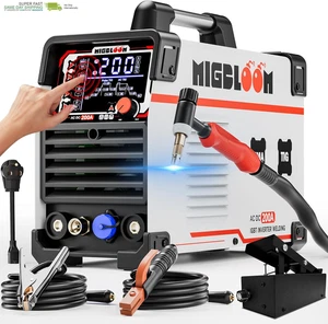  200A 6 in 1 Aluminium Schweißgerät STICK MMA WIG Schweißen 110V/220V Dual Voltage LCD Di - Bild 1 von 7