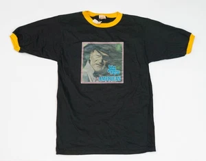 Camiseta de Colección Años 80 John Wayne Timbre Hombre’s M Vaquero Western Rockabilly Nueva con Etiquetas Nos - Imagen 1 de 15