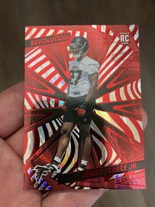 James Pearce Jr  2025 Panini Revolution Rookie Card Falcons Red Swirl SP! - Picture 1 of 2