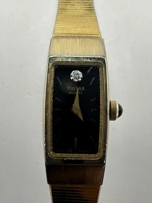 Pulsar V220-5610 Reloj Mujer 11MM 6" Batería Nueva Tono Dorado Q Foto 1 de 4