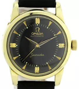 Omega Black Beauty Goldhaube Vintageuhr Automatic Ref.2846-2848 Kal.501 aus 1958 - Bild 1 von 9
