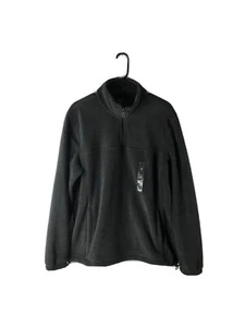 Croft & Barrow women's size M gray fleece pullover jacket long sleeves New - Picture 1 of 10