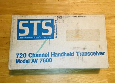 STS AV 7600 Transceptor AVIACIÓN Portátil 720 Canales Estuche Manual Accesorios Foto 1 de 4