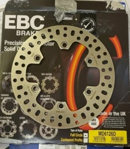 EBC MD6126D 220MM REAR BRAKE DISC FITS HUSQVARNA WRE 125 1993-1999 - Picture 1 of 1