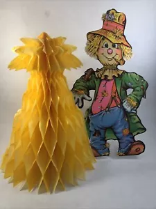 Tavolo Spaventapasseri Pieghevole Halloween Autunno Autunno Decorazione Vintage Beistle - Foto 1 di 11