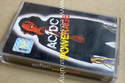 AC/DC ACDC POWERAGE RARE UKR ORIGINAL TAPE CASSETTE AUSTRALIAN HARD ROCK - Image 1 of 2