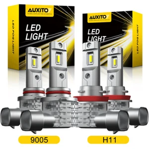AUXITO 4x H11 9005 LED Fog for Light GMC Sierra Canbus Super Bright White EOJ - Picture 1 of 9