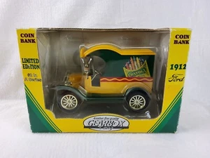 1998 Limited Ed Crayola Gearbox 1912 Ford Delivery Truck #2 Die Cast Bank - Picture 1 of 9