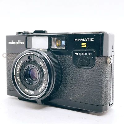 【EXC++++】 Minolta Hi-Matic S Point & Shoot 35mm Film Camera From JAPAN #1539 - Image 1 of 4