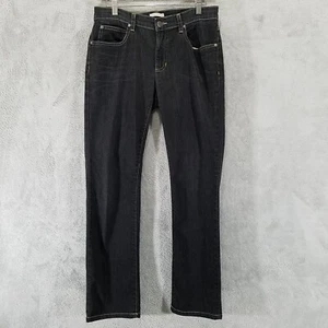 Eileen Fisher Damenjeans 6 schwarz Denim gerade Stretch Bio-Baumwolle - Bild 1 von 14