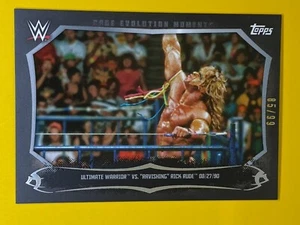 Ultimate Warrior WWE Undisputed 2015 Insert Parallel Numbered /99 Wrestling Card - Picture 1 of 1