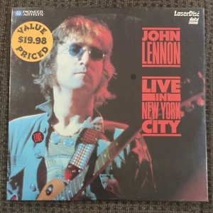 John Lennon Live In New York City Laserdisc. New. Sealed. Collectable. - Picture 1 of 2