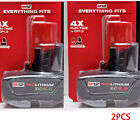 2 PCS Milwaukee 48-11-2460 M12  XC 6.0 Extended Capacity Battery Pack
