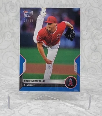 2022 Topps Now Road To Opening Day Noah Syndergaard - Blue Parallel /49 - Image 1 of 2