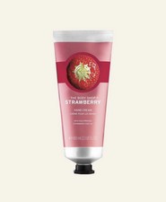 BN The Body Shop Strawberry Hand Cream Handcream Large 100ml