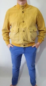 Gimo's leather suede jacket bomber size L - Picture 1 of 8