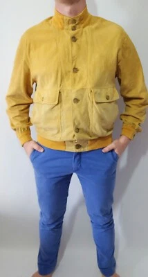 Gimo's leather suede jacket bomber size L - Image 1 of 4