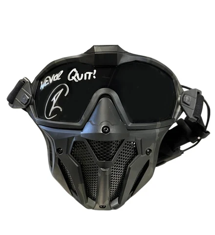 Robert O'Neill Signed Navy SEAL Tactical Mask Inscribed "Never Quit!" (PSA COA) Cover