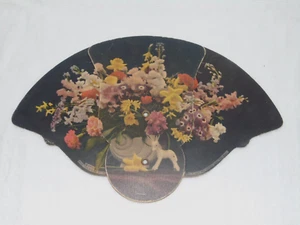 Vintage Floral Shop Fan Tri Fold 40's Floral Arrangement Camden Tennesse Lot 7E - Picture 1 of 7