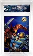 2019 Marvel Flair Ultra X-Men 1994 Buybacks Wolverine vs Cable /20 HGA 9.0