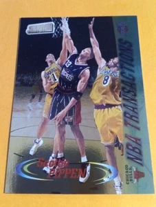 1998-99 Topps Stadium Club NBA Transacciones #240 Scottie Pippen - Con Kobe - Imagen 1 de 2