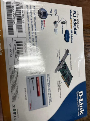 7CC  DLink DUB-A2 USB 2.0 Adapter NEW - Image 1 of 2