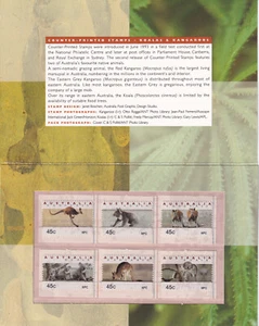 AUSTRALIA 1994 Counter Printed Stamps pack - Picture 1 of 2