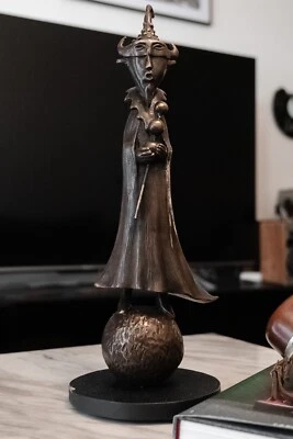 Sergio Bustamante Full Bronze Replica Sculpture-Mexican Artisanal Art - Image 1 of 4