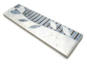 Restposten 23 Stück (4,55 lfm) Bordüre Badbordüre Katja graublau 19,8x5,7cm - Bild 1 von 3