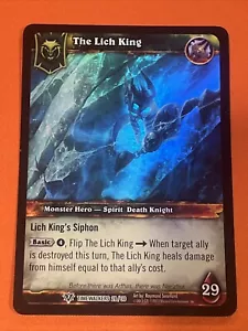 World of Warcraft TCG Timewalkers 28/30 The Lich King Foil LP Card Game - Picture 1 of 3