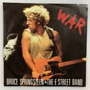 BRUCE SPRINGSTEEN/E STREET (picture sleeve) War / Merry Christmas 7” 45 1986 M- - Picture 1 of 4