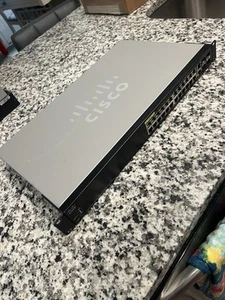 Cisco SG350-28P Gigabit 28-Port PoE Managed Switch - Photo 1/8
