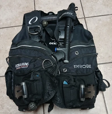 Oceanic Oceanpro BCD Peso Integrado Talla Mediana *EXCELENTE ESTADO - NO PROBADO Foto 1 de 4