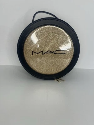 Estuche de viaje MAC Cosmetics redondo brillante sombra de ojos 2025 bolsa de vacaciones NUEVO Foto 1 de 3