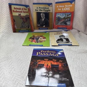 Houghton Mifflin Readers Set Of 6 - Foto 1 di 14